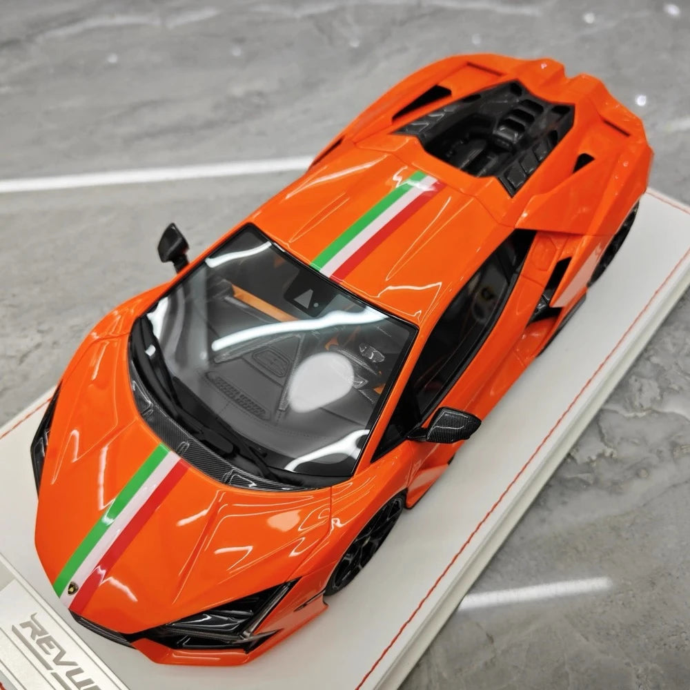 [IVY] 1:18 Lamborghini 2023 Revuelto Orange Model Car Resin