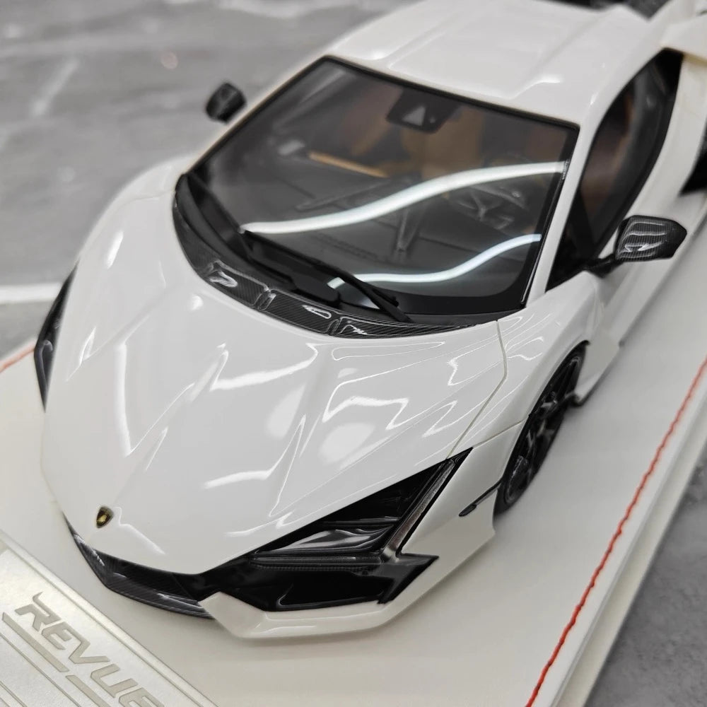 [IVY] 1:18 Lamborghini 2023 Revuelto blanc voiture miniature Resin