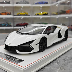 [IVY] 1:18 Lamborghini 2023 Revuelto White Model Car Resin