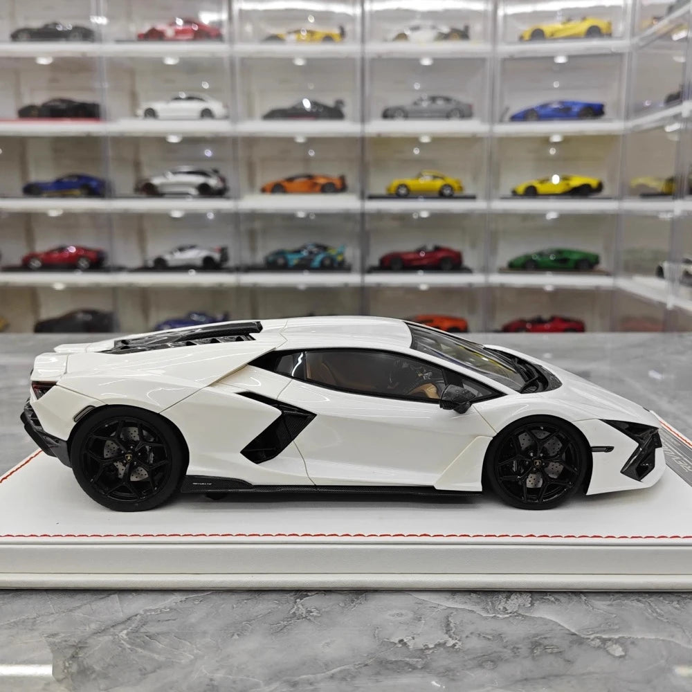 [IVY] 1:18 Lamborghini 2023 Revuelto blanc voiture miniature Resin