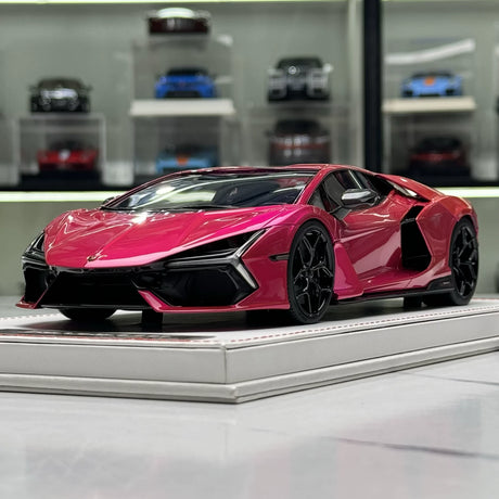 IVY Lamborghini 2023 Revuelto Pink 1:18 – Sammelobjekt-Resin-Modellharz