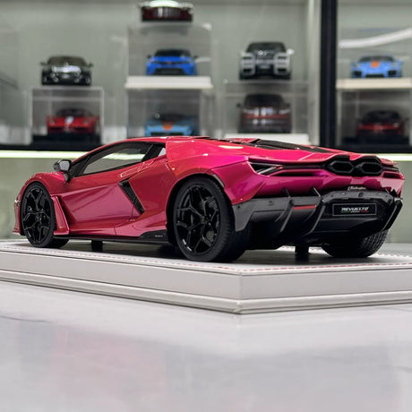 IVY Lamborghini 2023 Revuelto Pink 1:18 – Sammelobjekt-Resin-Modellharz