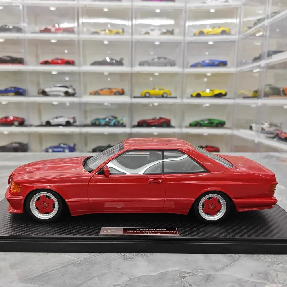 [IVY] 1:18 Mercedes-AMG 1989 560 SEC 6.0 Red Model Car Resin