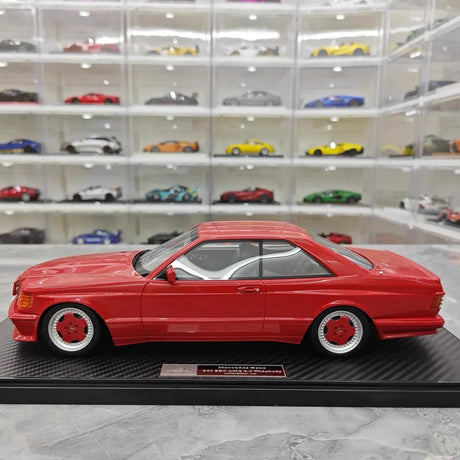 [IVY] 1:18 Mercedes-AMG 1989 560 SEC 6.0 Red Model Car Resin
