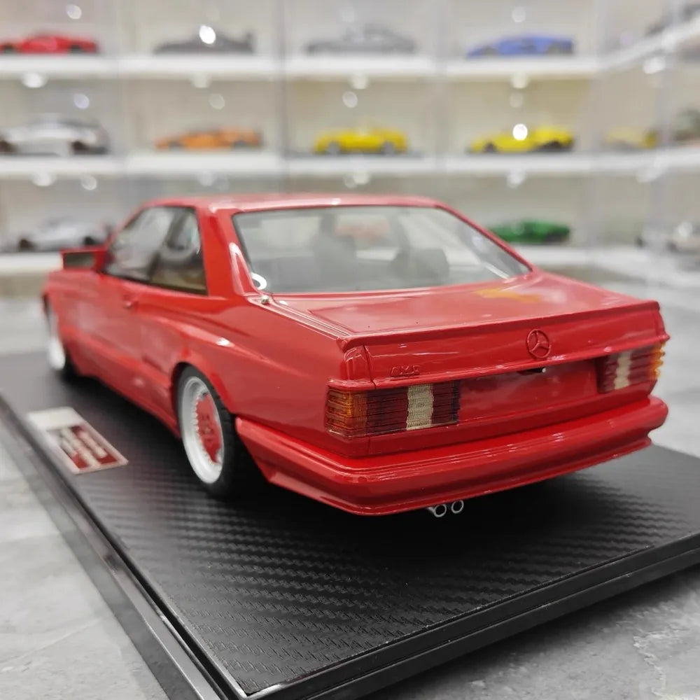 [IVY] 1:18 Mercedes-AMG 1989 560 SEC 6.0 Red Model Car Resin
