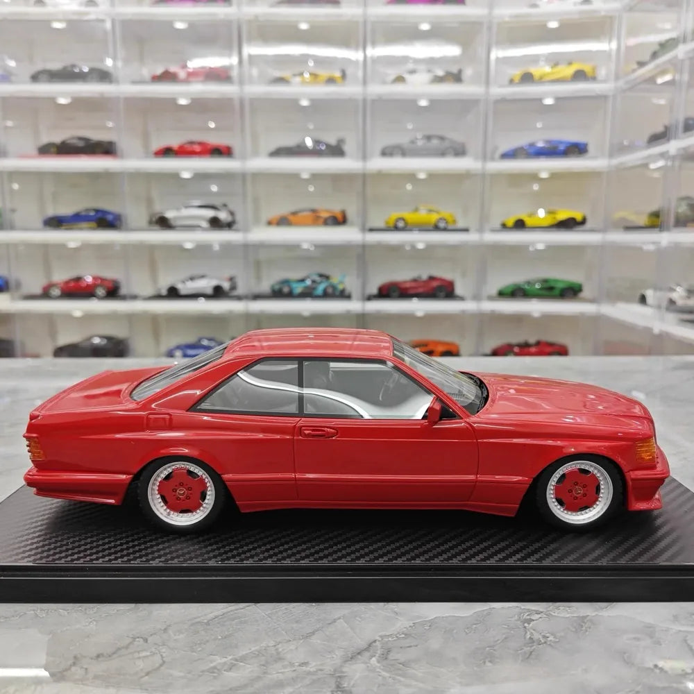 [IVY] 1:18 Mercedes-AMG 1989 560 SEC 6.0 Red Model Car Resin