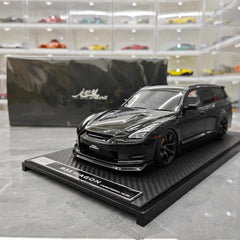 [IVY] 1:18 Nissan 2022 Stagea R35 Wagon Black Model Car Resin
