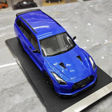 [IVY] 1:18 Nissan 2022 Stagea R35 Wagon Blue Model Car Resin