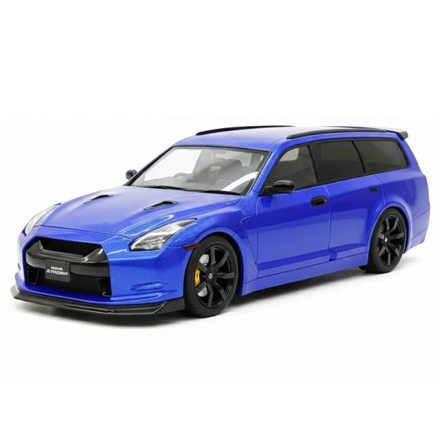 [IVY] 1:18 Nissan 2022 Stagea R35 Wagon Blue Model Car Resin