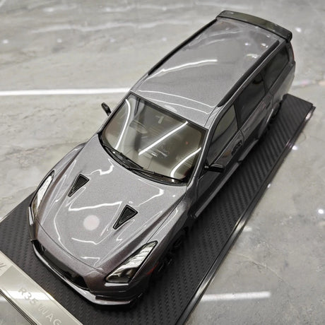 [IVY] 1:18 Nissan 2022 Stagea R35 Wagon Gray Model Car Resin