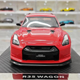 [IVY] 1:18 Nissan 2022 Stagea R35 Wagon punainen pienoismalli Hartsi