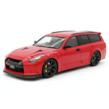 [IVY] 1:18 Nissan 2022 Stagea R35 Wagon punainen pienoismalli Hartsi