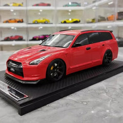 [IVY] 1:18 Nissan 2022 Stagea R35 Wagon Red Model Car Resin