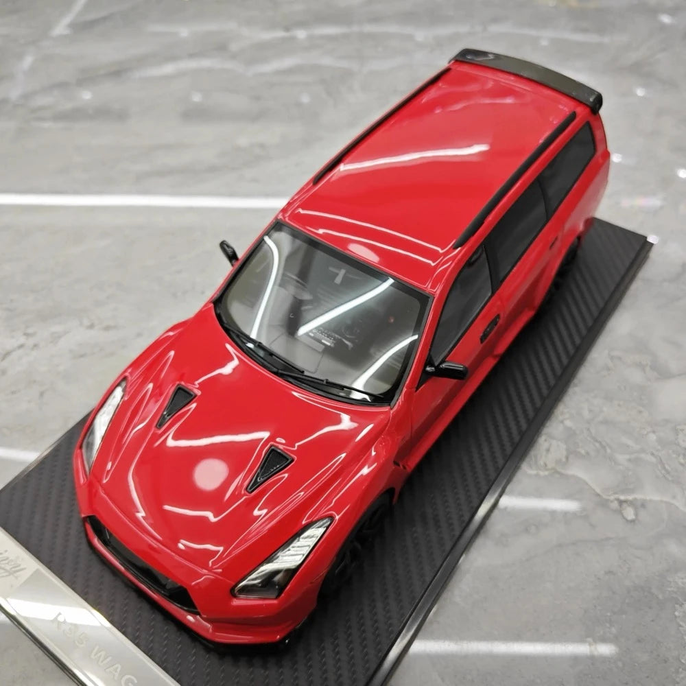[IVY] 1:18 Nissan 2022 Stagea R35 Wagon Red Model Car Resin