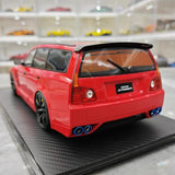 [IVY] 1:18 Nissan 2022 Stagea R35 Wagon punainen pienoismalli Hartsi
