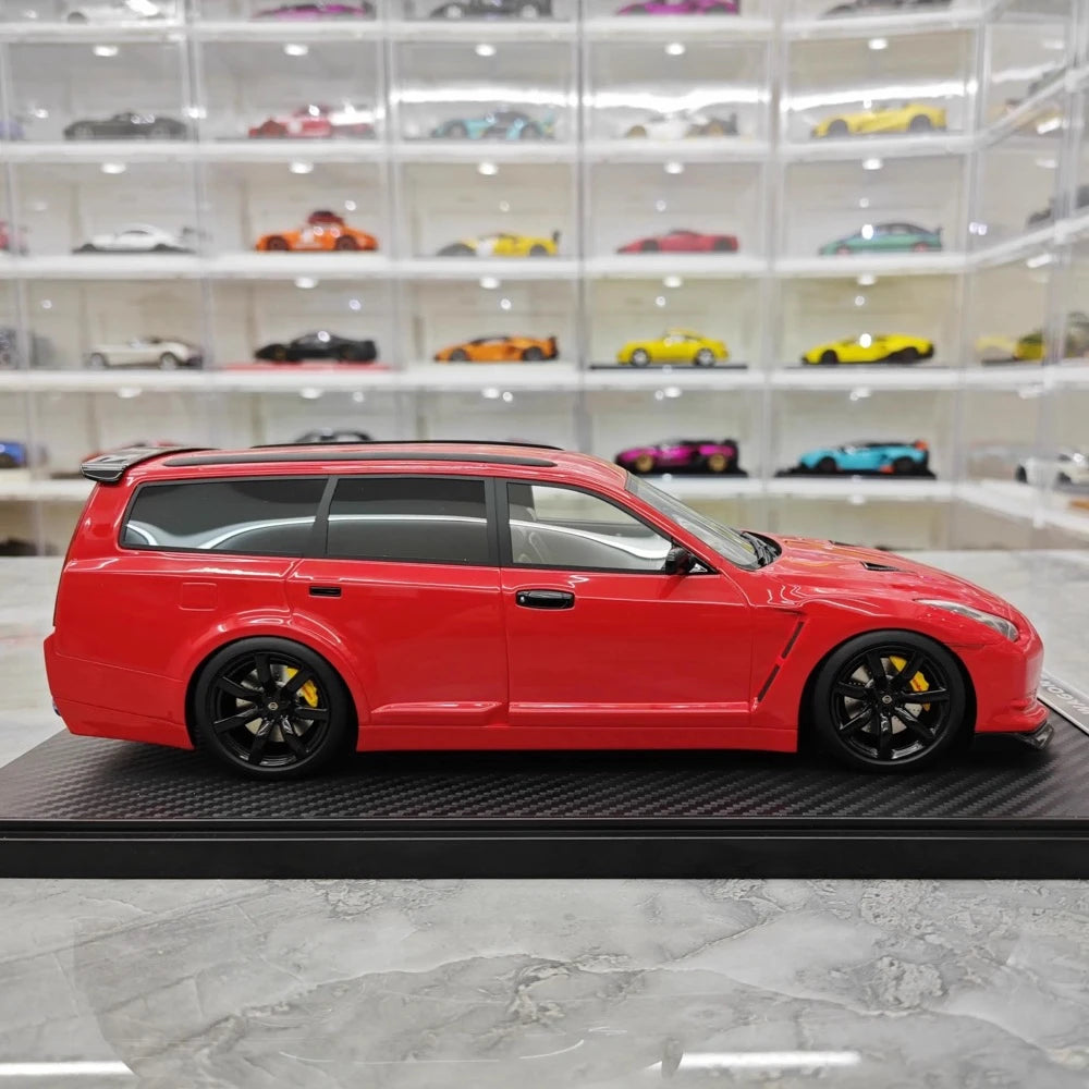 [IVY] 1:18 Nissan 2022 Stagea R35 Wagon Red Model Car Resin