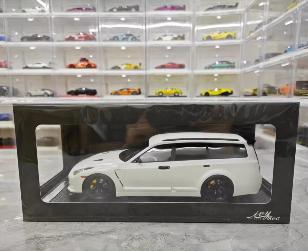 [IVY] 1:18 Nissan 2022 Stagea R35 Wagon White Model Car Resin