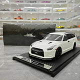 [IVY] 1:18 Nissan 2022 Stagea R35 Wagon White Model Car Resin
