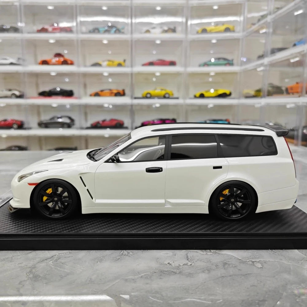 [IVY] 1:18 Nissan 2022 Stagea R35 Wagon White Model Car Resin