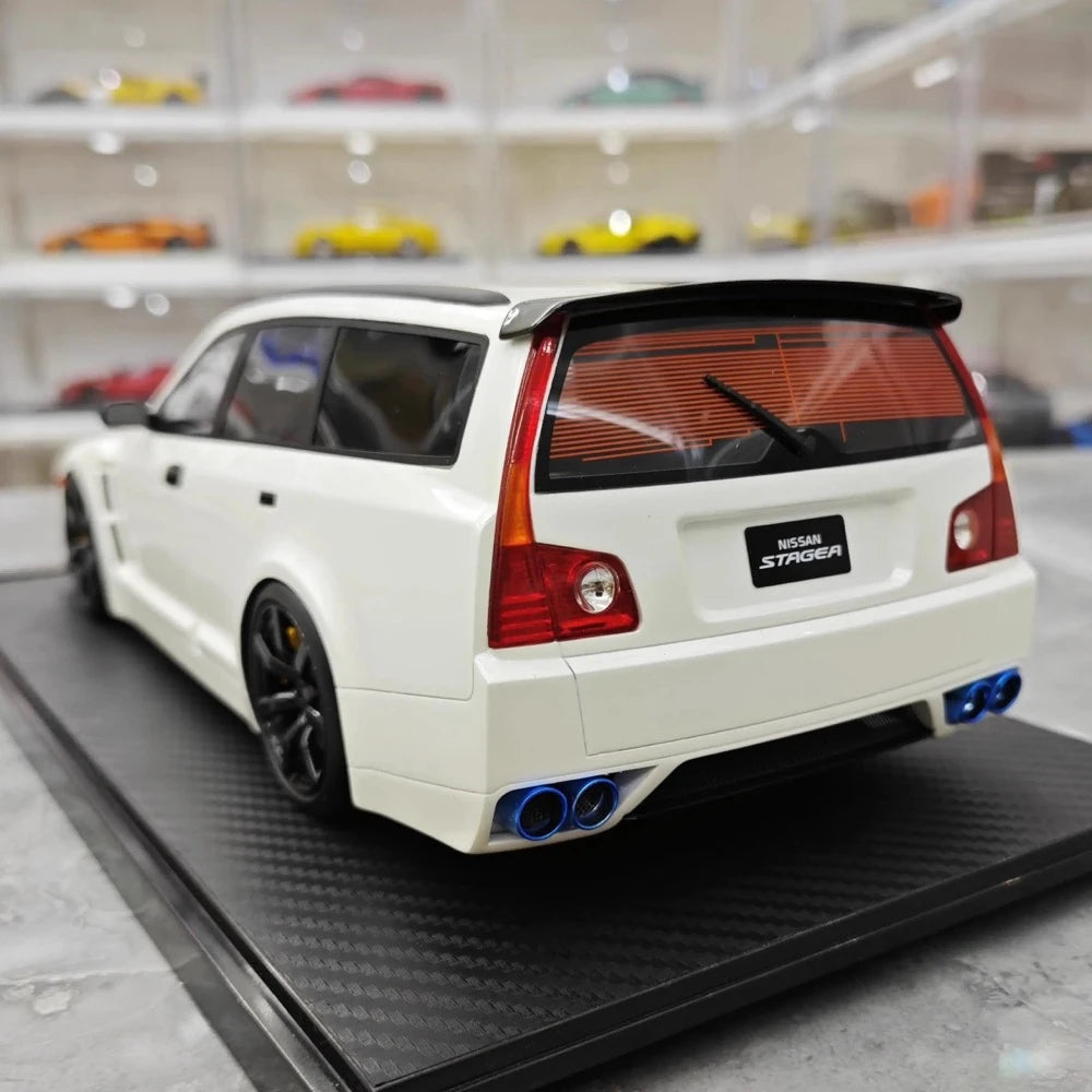 [IVY] 1:18 Nissan 2022 Stagea R35 Wagon White Model Car Resin