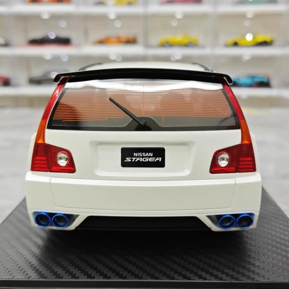 [IVY] 1:18 Nissan 2022 Stagea R35 Wagon White Model Car Resin
