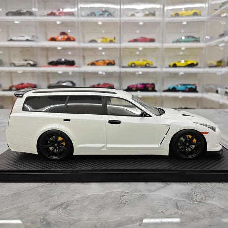 [IVY] 1:18 Nissan 2022 Stagea R35 Wagon White Model Car Resin