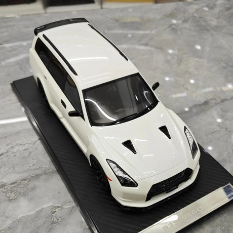 [IVY] 1:18 Nissan 2022 Stagea R35 Wagon White Model Car Resin