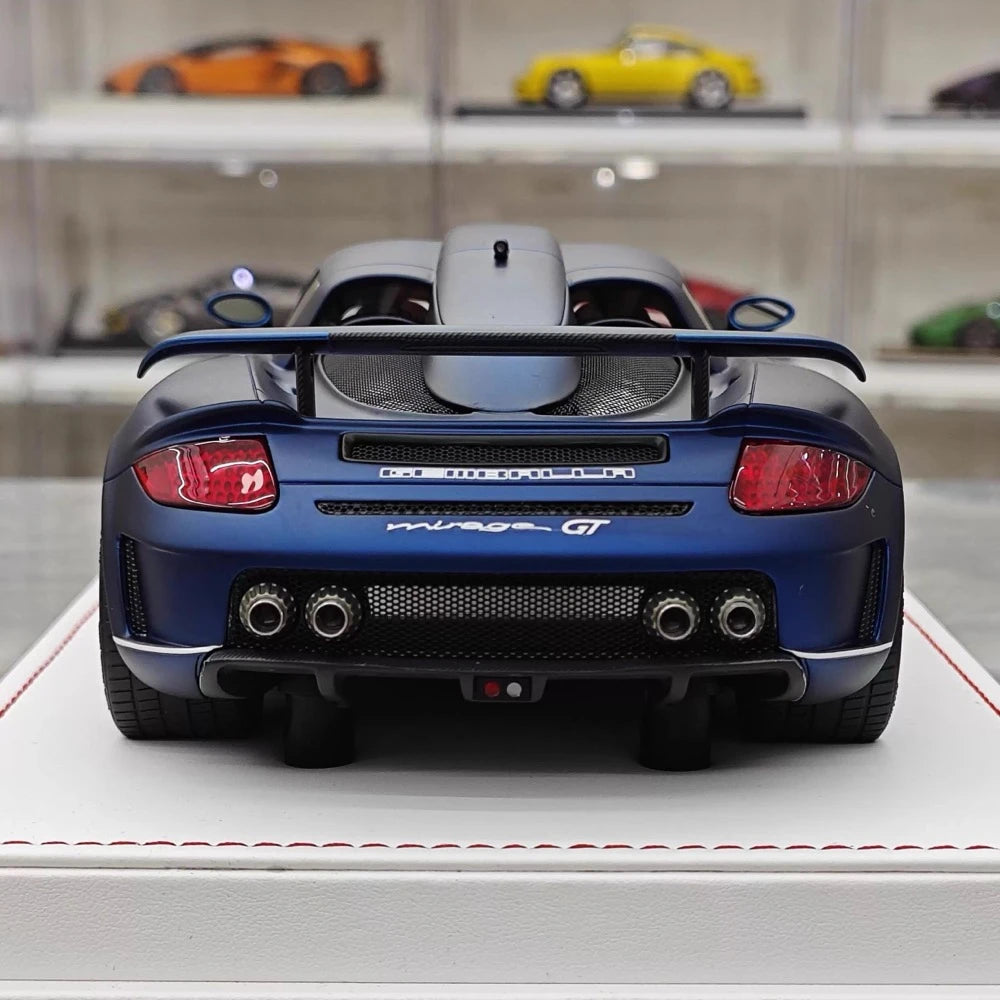 [IVY] 1:18 Porsche 2006 Gembella Mirage GT Blue Model Car Resin
