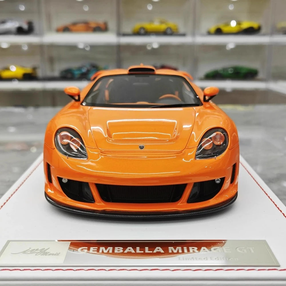 [IVY] 1:18 Porsche 2006 Gembella Mirage GT Orange Model Car Resin
