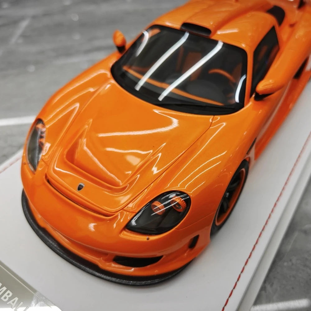 [IVY] 1:18 Porsche 2006 Gembella Mirage GT Orange Model Car Resin