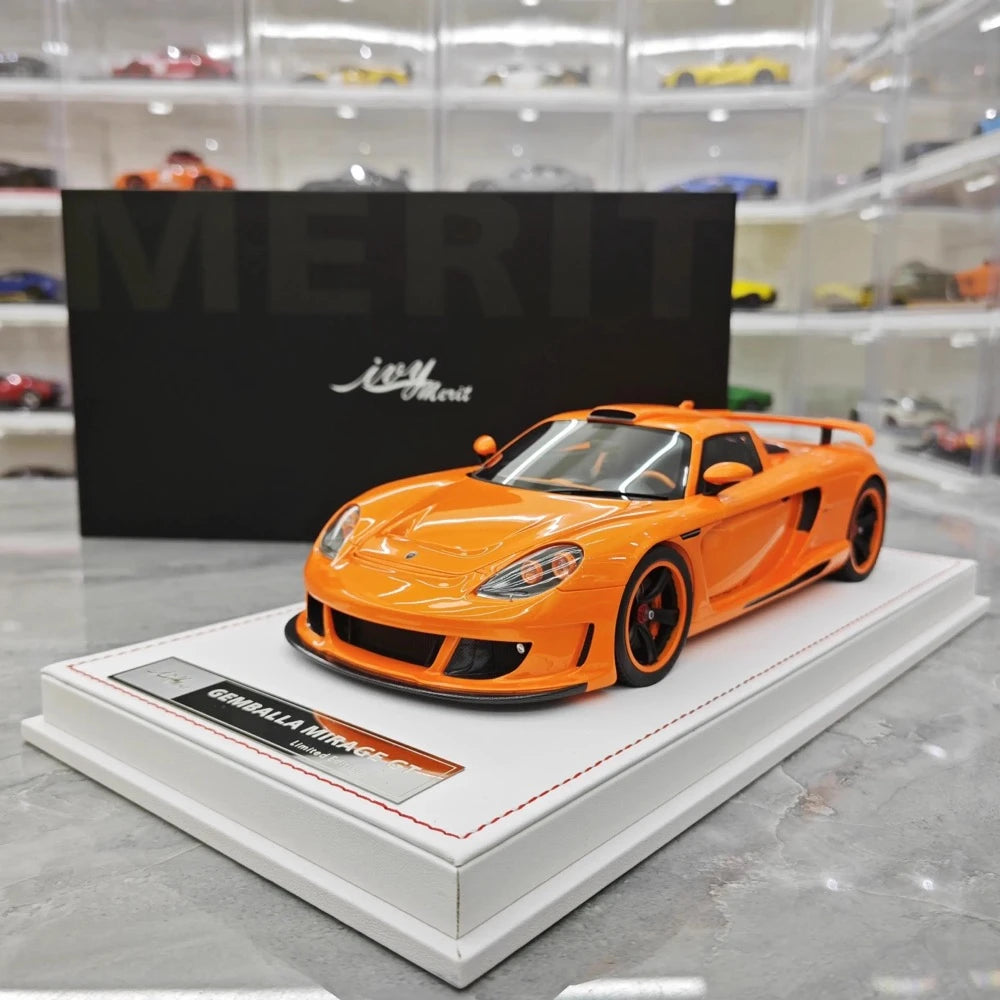 [IVY] 1:18 Porsche 2006 Gembella Mirage GT Orange Model Car Resin