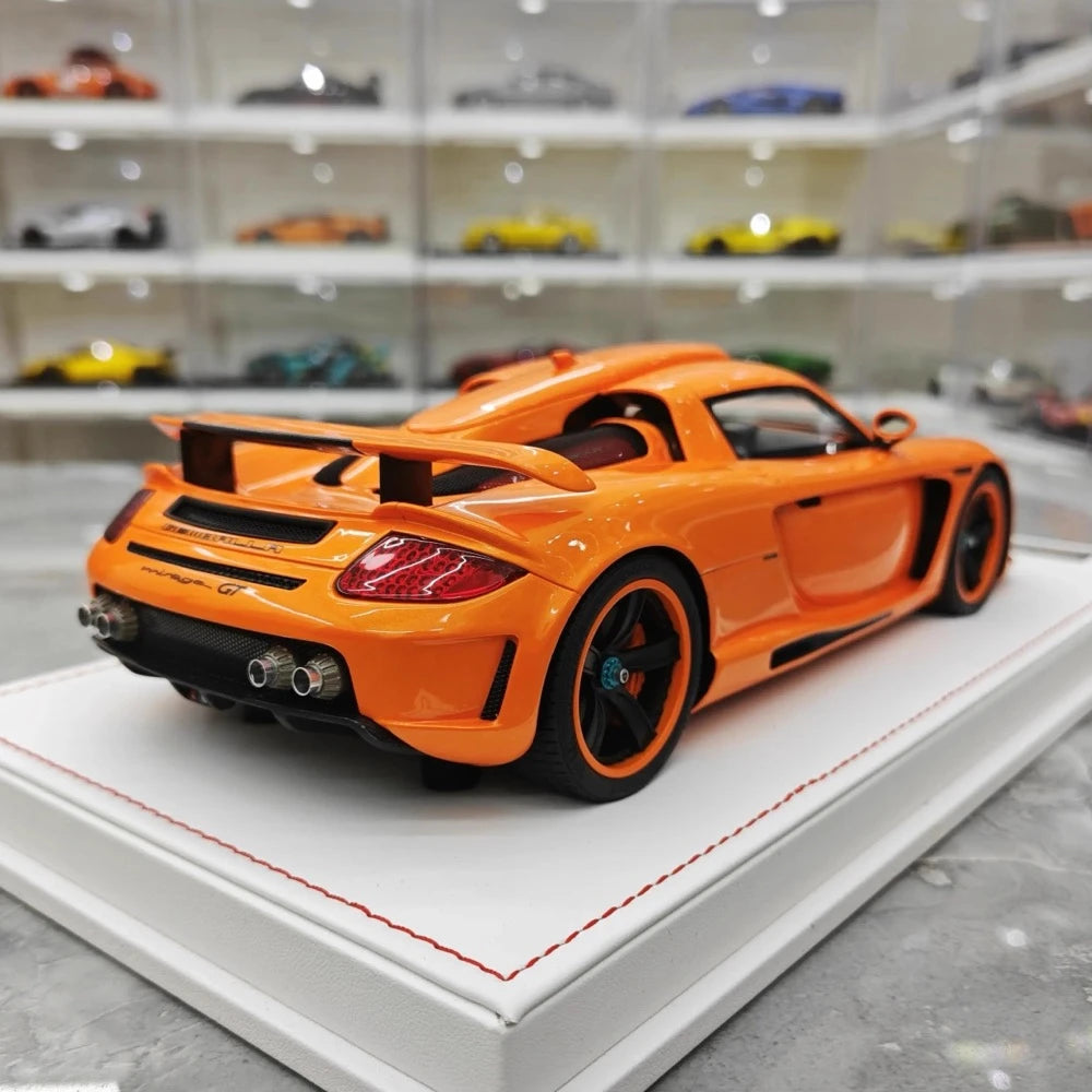[IVY] 1:18 Porsche 2006 Gembella Mirage GT Orange Model Car Resin