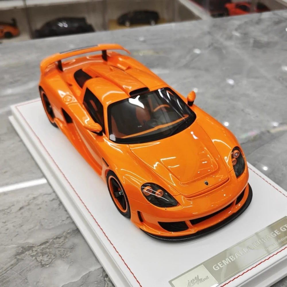 [IVY] 1:18 Porsche 2006 Gembella Mirage GT Orange Model Car Resin