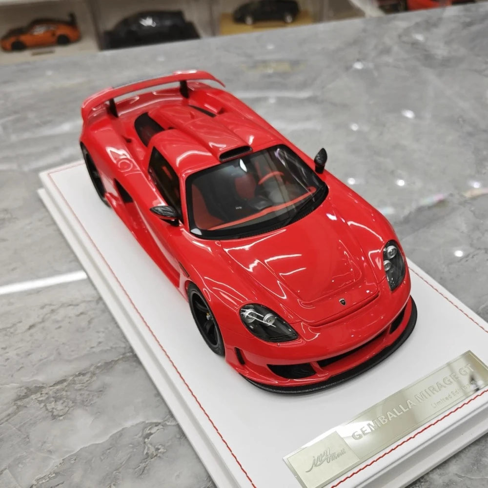 [IVY] 1:18 Porsche 2006 Gembella Mirage GT Red Model Car Resin