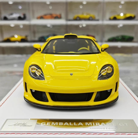 [IVY] 1:18 Porsche 2006 Gembella Mirage GT jaune voiture miniature Resin