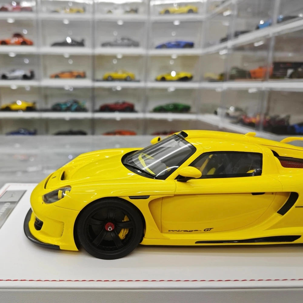 [IVY] 1:18 Porsche 2006 Gembella Mirage GT jaune voiture miniature Resin