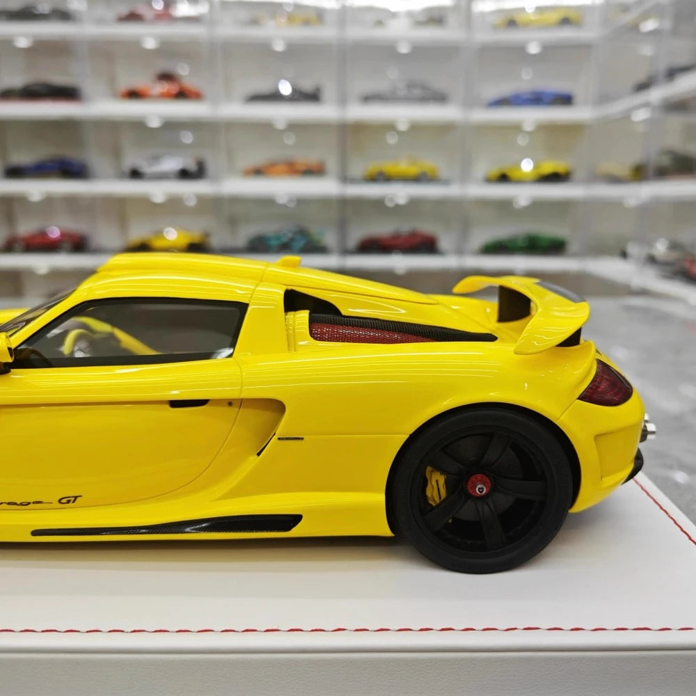 [IVY] 1:18 Porsche 2006 Gembella Mirage GT giallo modellino di auto resina