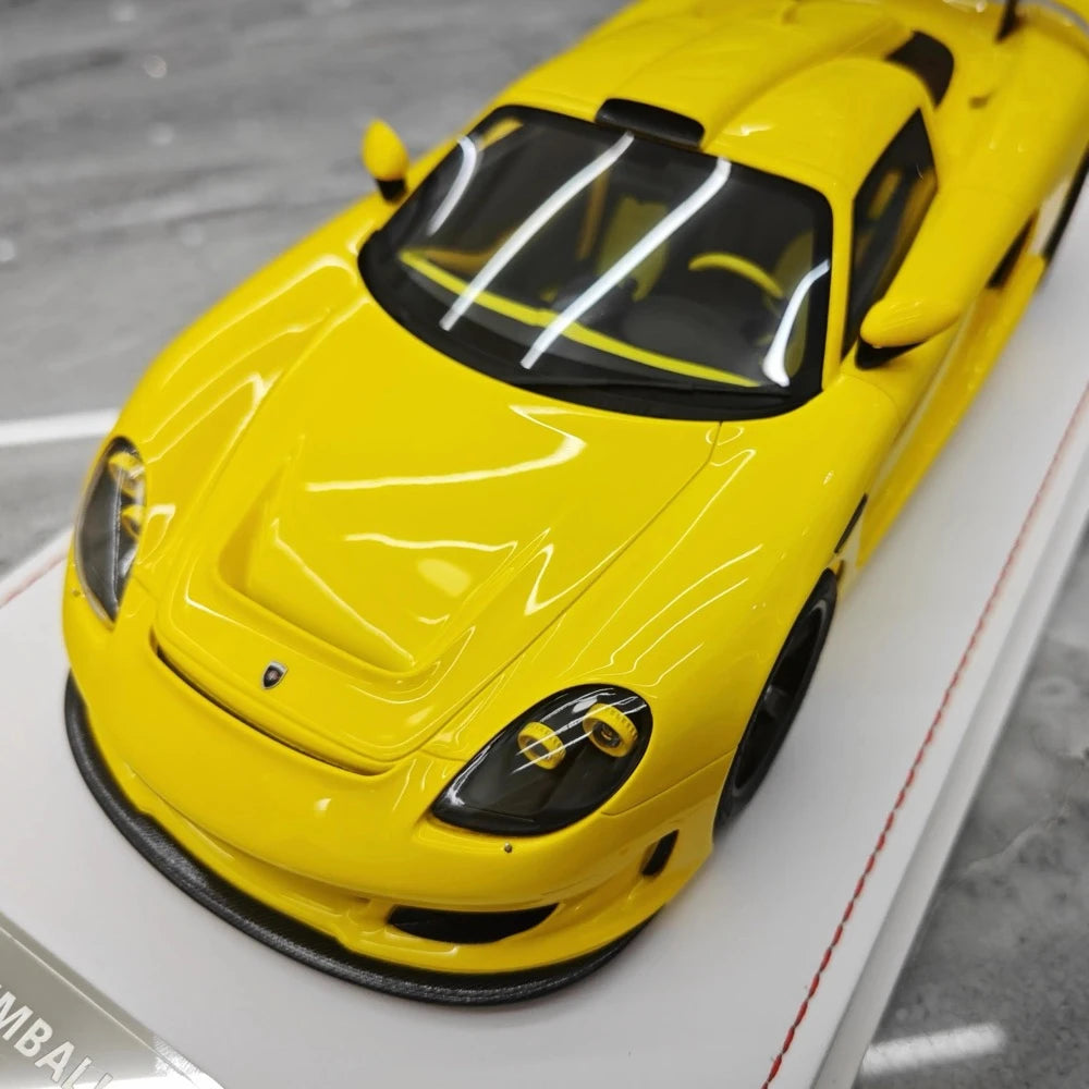 [IVY] 1:18 Porsche 2006 Gembella Mirage GT jaune voiture miniature Resin