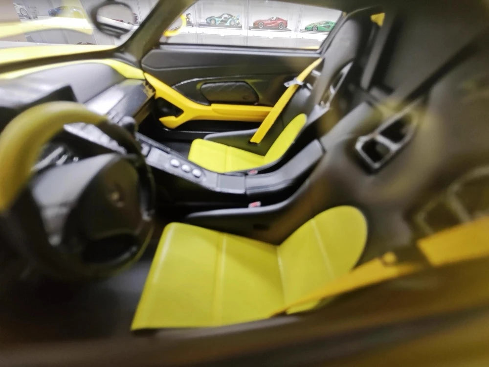 [IVY] 1:18 Porsche 2006 Gembella Mirage GT jaune voiture miniature Resin