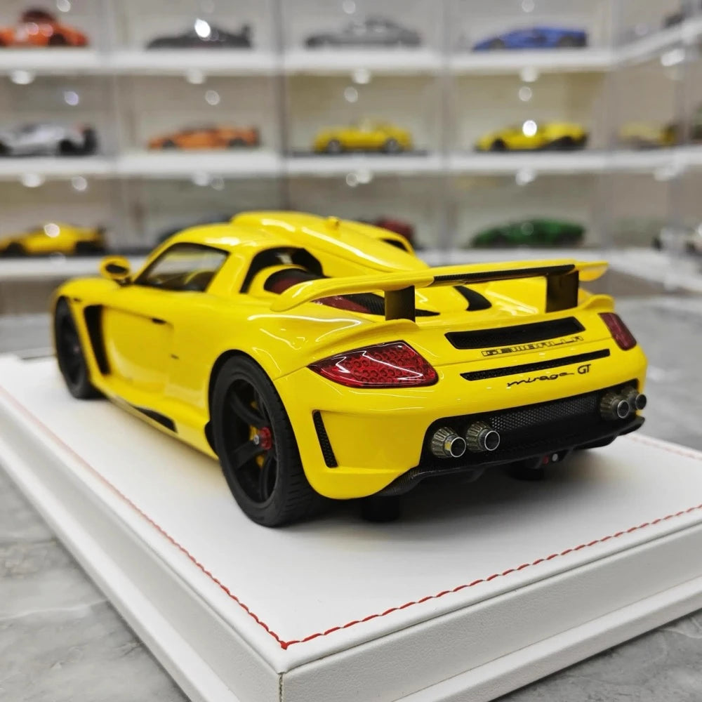 [IVY] 1:18 Porsche 2006 Gembella Mirage GT jaune voiture miniature Resin