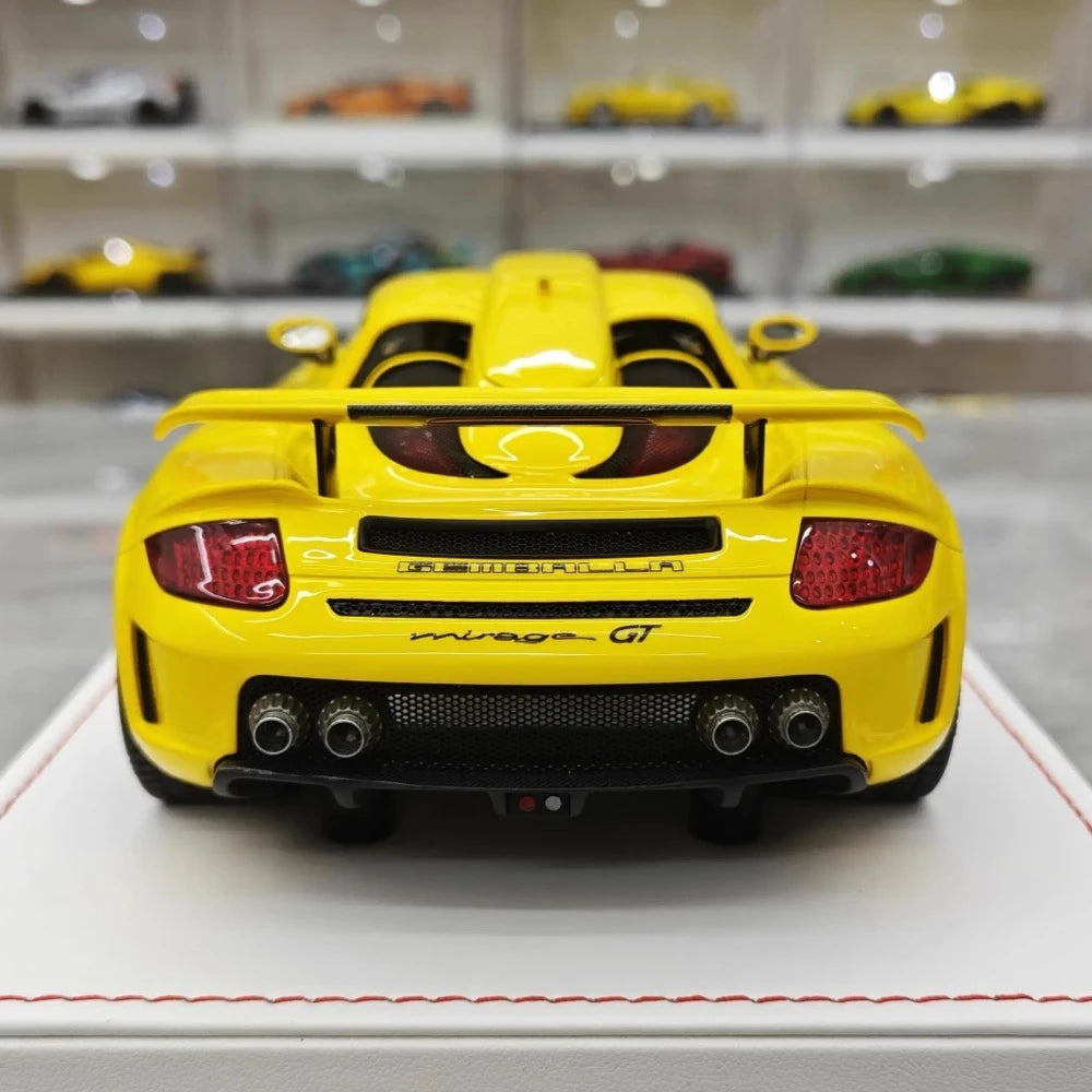[IVY] 1:18 Porsche 2006 Gembella Mirage GT jaune voiture miniature Resin
