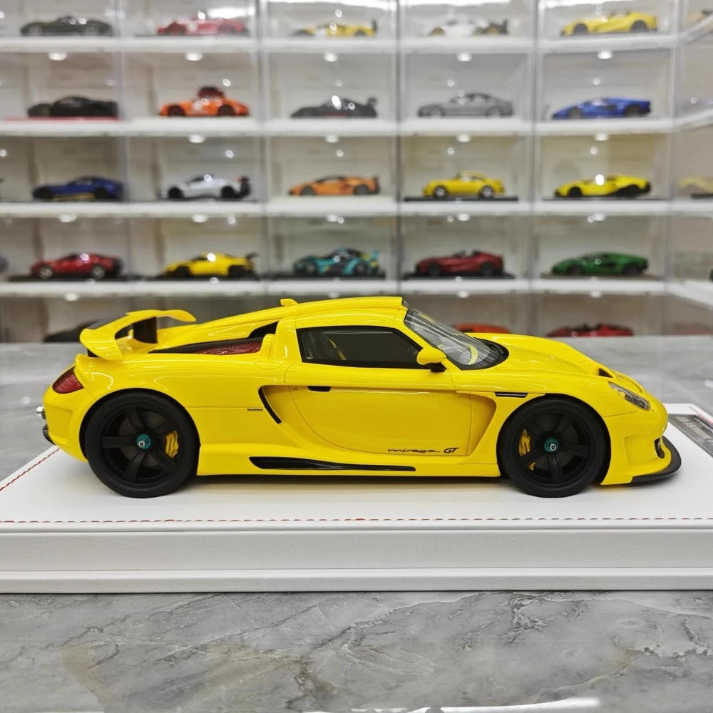 [IVY] 1:18 Porsche 2006 Gembella Mirage GT jaune voiture miniature Resin