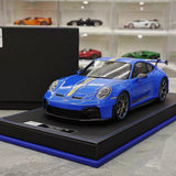 [IVY] 1:18 Porsche 2022 911 992 GT3 Blue Model Car Resin