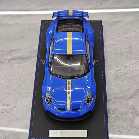 [IVY] 1:18 Porsche 2022 911 992 GT3 Blue Model Car Resin