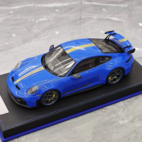 [IVY] 1:18 Porsche 2022 911 992 GT3 Blue Model Car Resin