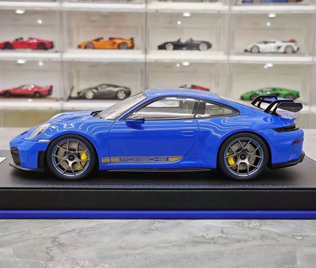 [IVY] 1:18 Porsche 2022 911 992 GT3 Blue Model Car Resin