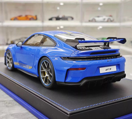 [IVY] 1:18 Porsche 2022 911 992 GT3 Blue Model Car Resin