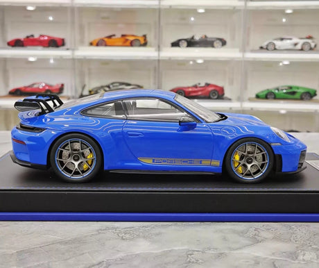 [IVY] 1:18 Porsche 2022 911 992 GT3 Blue Model Car Resin