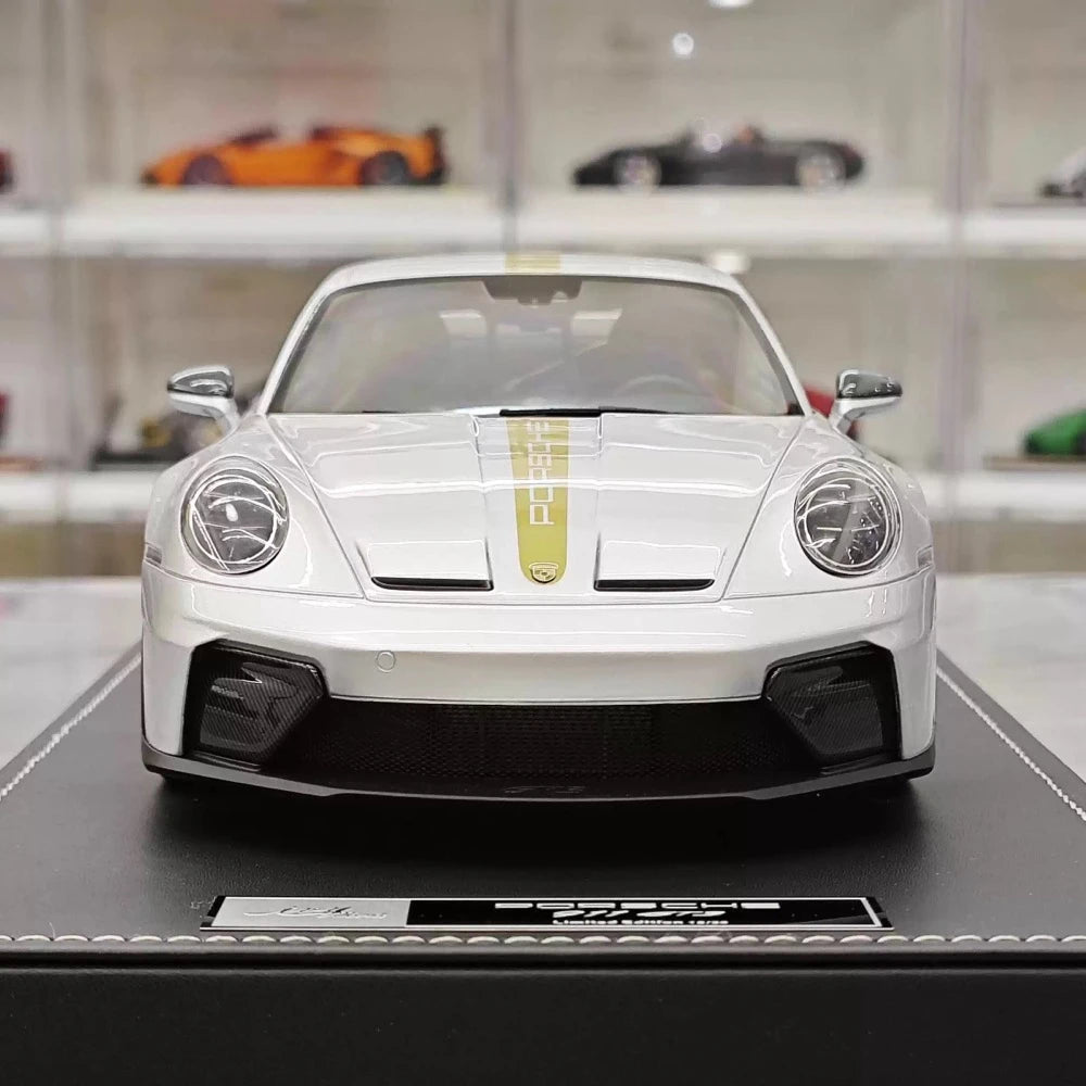 [IVY] 1:18 Porsche 2022 911 992 GT3 Silver Model Car Resin