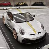 [IVY] 1:18 Porsche 2022 911 992 GT3 Silver Model Car Resin